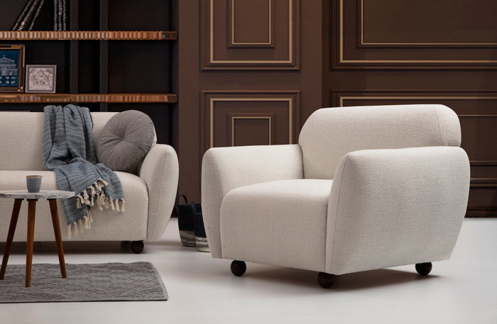 Atelier Del Sofa Eddy - Sillón orejero Crema Atelier Del Sofa Eddy - Sillón orejero Crema